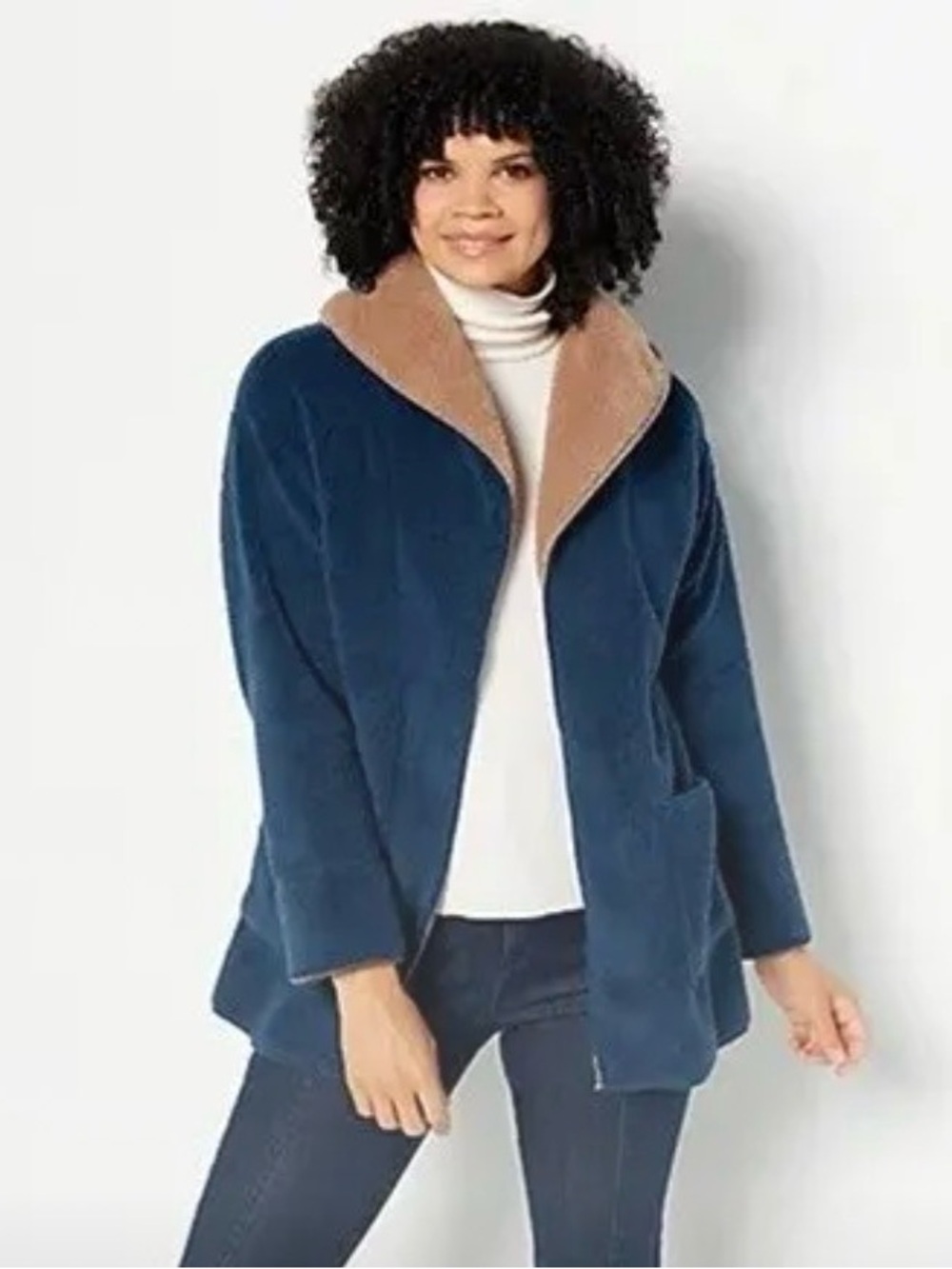 NWOT Koolaburra by UGG Cozy Sherpa Shawl Collar Fleece Open Cardigan XS